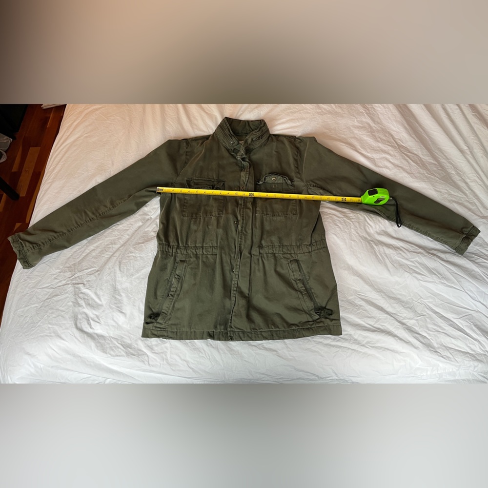 Gap military style jacket (M) with hidden hood